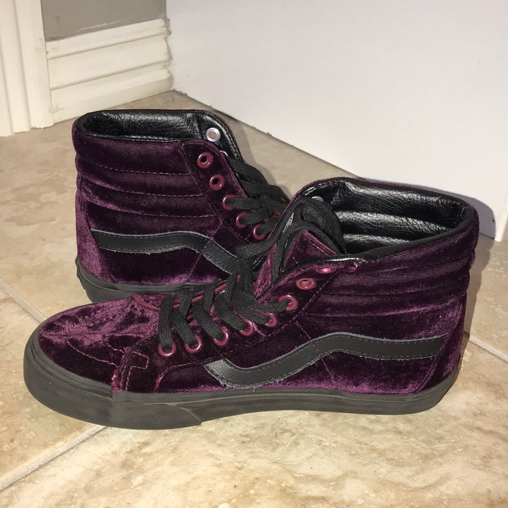 Vans Old Skool velvet shoes